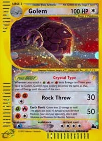 Golem - Skyridge - Pokemon card