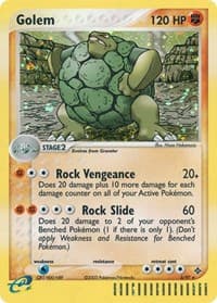 Golem - EX Dragon - Pokemon card