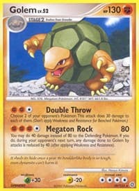 Golem - Secret Wonders - Pokemon card
