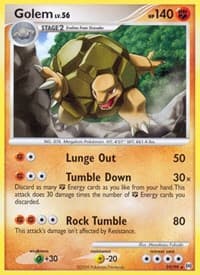 Golem - Arceus - Pokemon card