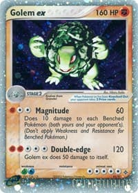 Golem ex - EX Dragon - Pokemon card
