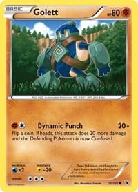 Golett - Noble Victories - Pokemon card