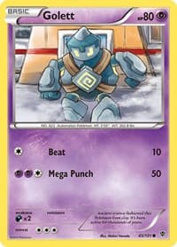 Golett - Plasma Blast - Pokemon card