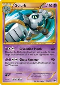 Golurk - Boundaries Crossed - Pokemon card