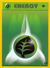 Grass Energy - Gym Challenge - Pokemon card