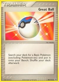 Great Ball - EX Delta Species - Pokemon card