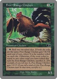 Free-Range Chicken - Unglued - Magic: The Gathering card