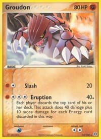 Groudon - EX Emerald - Pokemon card