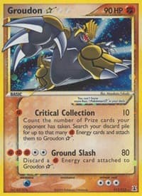 Groudon Star - EX Delta Species - Pokemon card