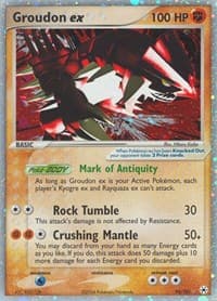 Groudon ex - EX Hidden Legends - Pokemon card