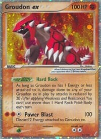 Groudon ex - EX Crystal Guardians - Pokemon card