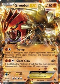 Groudon EX - Dark Explorers - Pokemon card
