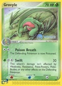 Grovyle - 004 (e-League) [Winner] - Nintendo Promos - Pokemon card