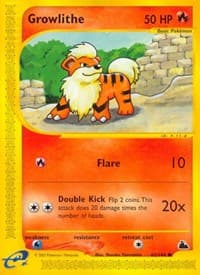 Growlithe - Skyridge - Pokemon card