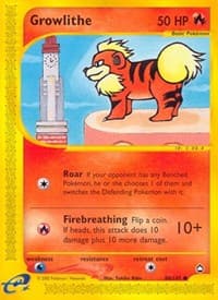 Growlithe (80) - Aquapolis - Pokemon card