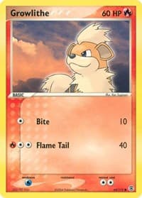 Growlithe - EX FireRed & LeafGreen - Pokemon card