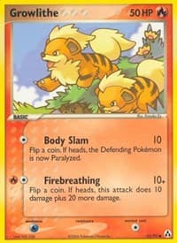 Growlithe - EX Legend Maker - Pokemon card