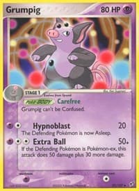 Grumpig - EX Deoxys - Pokemon card