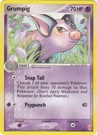 Grumpig - EX Trainer Kit 2: Plusle & Minun - Pokemon card