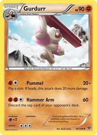 Gurdurr - XY Base Set - Pokemon card
