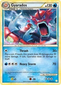 Gyarados (Red) - HeartGold SoulSilver - Pokemon card