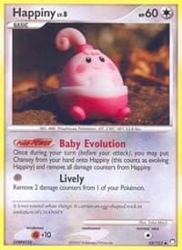 Happiny - Mysterious Treasures - Pokemon card