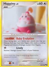 Happiny - POP Series 8 - Pokemon card