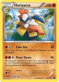 Hariyama - Plasma Freeze - Pokemon card