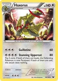 Haxorus - Dark Explorers - Pokemon card