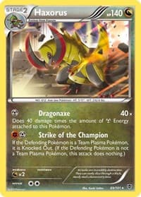 Haxorus - Plasma Blast - Pokemon card