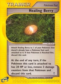Healing Berry - Aquapolis - Pokemon card