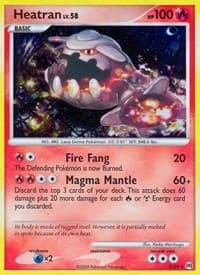 Heatran - Arceus - Pokemon card