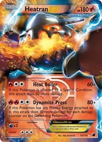 Heatran EX (Team Plasma) - Plasma Freeze - Pokemon card