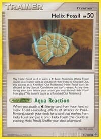 Helix Fossil - Majestic Dawn - Pokemon card