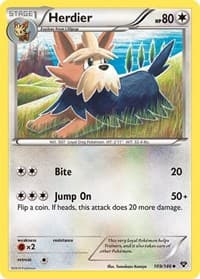 Herdier - XY Base Set - Pokemon card