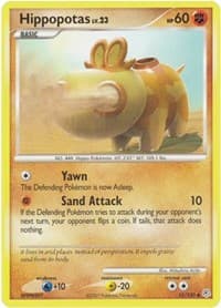 Hippopotas - Diamond and Pearl - Pokemon card