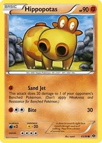 Hippopotas - Next Destinies - Pokemon card