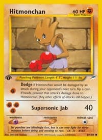 Hitmonchan - Neo Destiny - Pokemon card