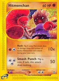 Hitmonchan - Aquapolis - Pokemon card