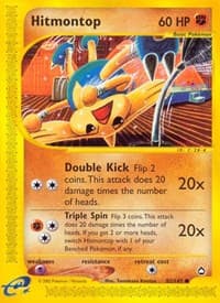 Hitmontop - Aquapolis - Pokemon card