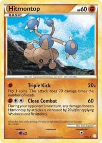 Hitmontop - HeartGold SoulSilver - Pokemon card