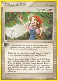 Holon Lass - EX Delta Species - Pokemon card