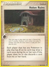 Holon Ruins - EX Delta Species - Pokemon card
