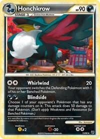 Honchkrow (15) - Undaunted - Pokemon card