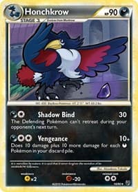 Honchkrow (16) - Undaunted - Pokemon card