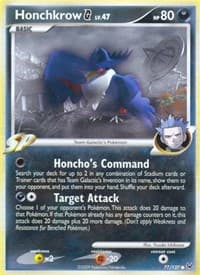 Honchkrow G - Platinum - Pokemon card