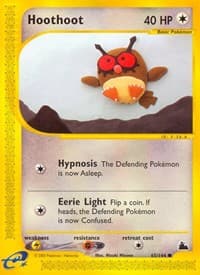 Hoothoot - Skyridge - Pokemon card