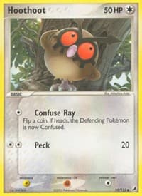 Hoothoot - EX Unseen Forces - Pokemon card