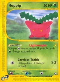 Hoppip - Aquapolis - Pokemon card