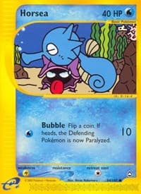 Horsea (84) - Aquapolis - Pokemon card